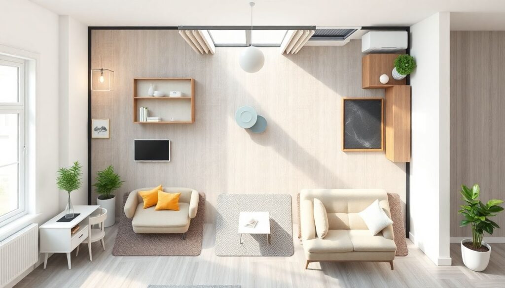 Маленькие квартиры, большой комфорт: приемы дизайна для функционального интерьера - иллюстрация