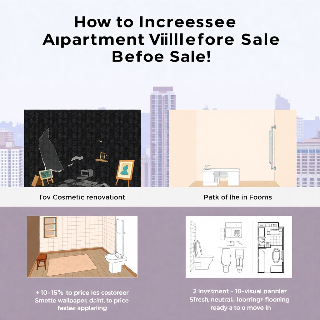 Топ-5 лайфхаков по увеличению стоимости квартиры перед продажей