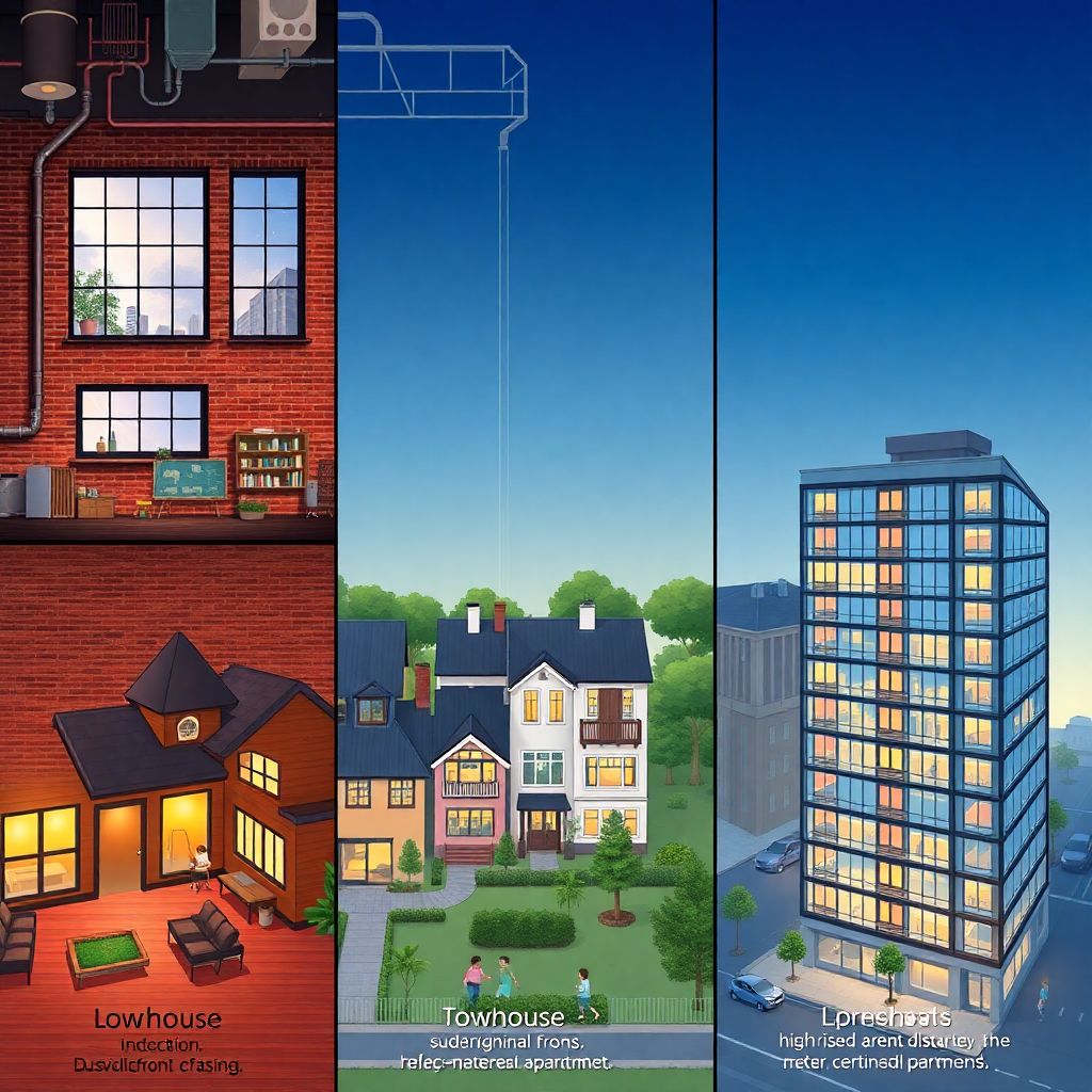 Лофты, таунхаусы, апартаменты: отличия формата и как выбрать под свои задачи