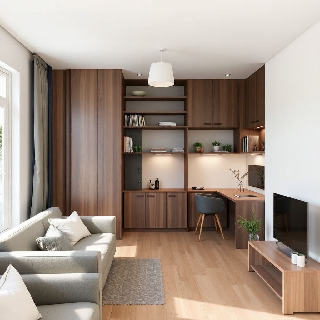 Дизайн маленьких квартир: как превратить 30 м² в функциональное стильное жилье